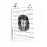 Lyrics Song -- poster/ 11''x14'' -- Scott and Mary
