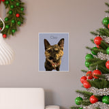 Printify 11x14 Poster - Cleo Dog 2.6