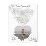 Canvas Printify 12x16 - Tyler & Melissa - Making Memories of Us