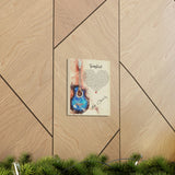 Printify Canvas Gallery Wraps 8x10 - Songbird (Cassidy) - Guitar & Heart