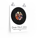 Lyrics Song -- poster/ 11''x14'' -- Grandpa, Mimi & Jackson