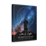 Printify Canvas Gallery Wraps 11x14 - Allen & Crystal 27.03.2022 - The Night We Said I Do