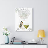 Lyrics -- Josh & Katey 09-23-2018 -- Canvas 18x24 -- Printify