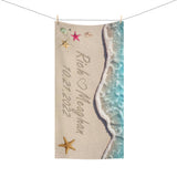 Couple Beach Towel, 30x60 -- Rich and Meaghan 10/21/2022