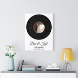 Vinyl -- Ben & Kat September 5, 2021 -- Canvas 18x24 --- Printify