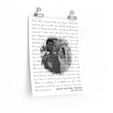 Lyrics Song -- poster/ 11''x14'' -- Vincent and Mari