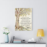 in My Life Lyrics Poster -- Canvas 18"X24" -- 9