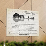 Canvas Gallery Wraps 24x18 Printify - Thank You - Design 27