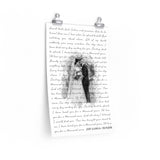 Lyrics -- Joey & Kayla 05/19/2018 -- 12x18 -- Printify