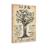 Let It Be -- 20 -- Canvas 18x24 -- Printify