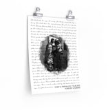 Lyrics -- Cody & MaryAlice 10.28.2021 -- 11x14 -- Printify