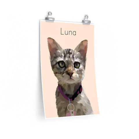Dog poster -- LUNA 2.6 -- 12x18 -- Printify