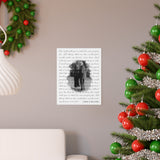 Lyrics -- Linda & Richard -- 11x14 -- Printify