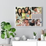 Photos Collages Prints -- Canvas 12"X16" -- Yeu cha