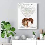 Lyrics -- Darren & Ashley 07.09.2016 -- Canvas 12x16 -- printify