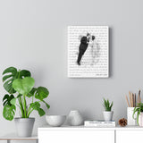 Lyrics -- Canvas  8"x10" -- June 20, 2020 -- Printify