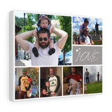 Photos Collages Prints -- Canvas  11"X14" -- LOVE