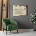 Grow Old Along With Me -- New style 2 -- Canvas 24x30 -- Printify