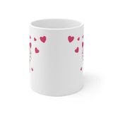 Personalized Couples Love (I Love You Couple) -- 11oz White Mug -- KENNY -- printify
