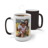 Text Photo Mug -- 15oz Color Changing -- Life Doesn’t Come With A Manual -- printify
