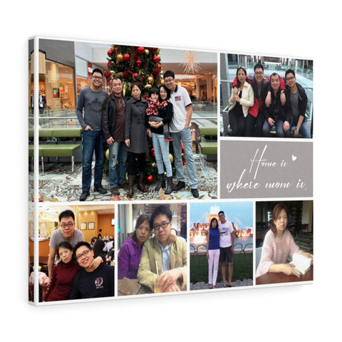 Photo Collages Prints -- Canvas 18"X24" -- Home is where mom is