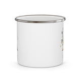 12oz Enamel Camping Mug - Printify - Autumn A - Botanica