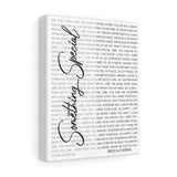 Lyrics -- Becca & Jonas -- Canvas 8x10 -- Printify