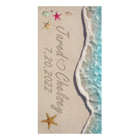 Couple Beach 30x60 -- Jared & Chelsey