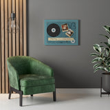 Cassettes-Tape Prints -- Canvas  18"X24" -- Joel &Destiny