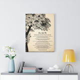 Lyrics -- You & Me -- Canvas 18x24 -- Printify