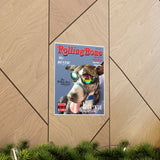 Printify Matte Poster 11x14 - Dog Magazine's Covers - Freya Style 4