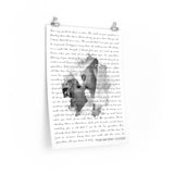 Lyrics -- Tyler and Emily 01-27-2019 -- 18x24 -- Printify
