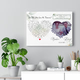 Lyrics --  Robert & Bobbie  -- Canvas 16x12 -- Printify