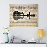 Lyrics -- Beautiful crazy -- 5 -- Canvas 24x30 -- Printify