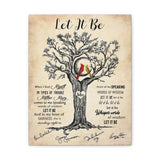 Let It Be - Canvas 11x14 Printify - Design 20 Tree