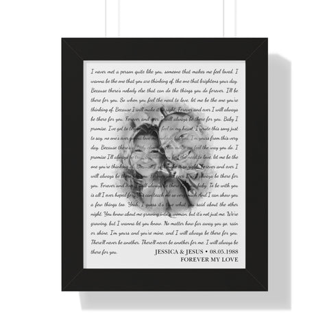 Printify Framed 11x14 - Jessica & Jesus - 1.3
