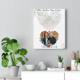 Lyrics -- Maloy Family -- Canvas 11x14 -- Printify