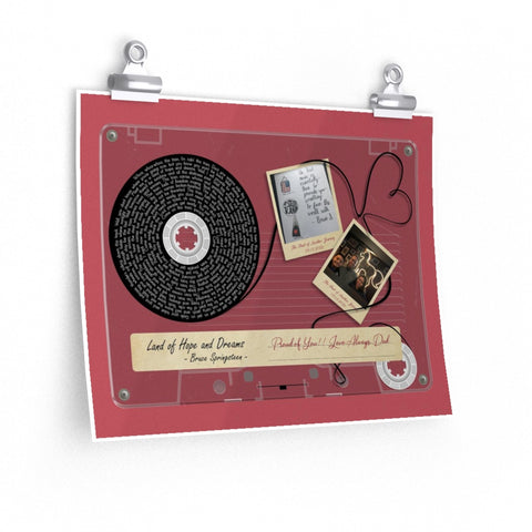 Printify 14x11 Poster - Another Journey Cassette - Hope and Dreams