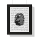 Lyrics -- Cathy & Paul 11.09.2013 -- Black framed 11x14 -- Printify