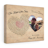 Lyrics -- Frank & Donna 04. 18. 2022. -- Canvas 8x10 -- Printify