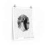 Lyrics -- Kenny and Brittany 04/06/2019 -- 18x24 -- Printify