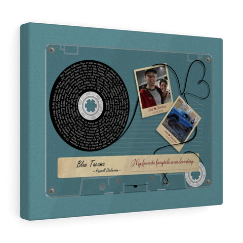 Cassette -- Seth & Kristina 05.29.2018 -- Canvas 11x14 -- Printify