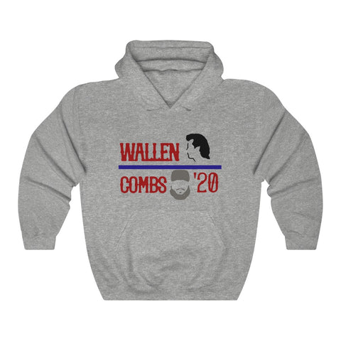 Wallen Combs -- Unisex Hoodie -- Sport Grey -- 3.2 -- printify (monster)