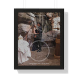 Lyrics Song -- Black framed poster/ 16"x20" -- Erin & Vinny