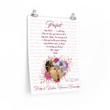 Lyrics Song -- Poster/ 16''x20'' -- Ruby & Ralene Herrera-Benavidez
