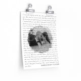 Lyrics -- Shawn & Kelsey 12.31.2020 -- 9x11 -- Printify