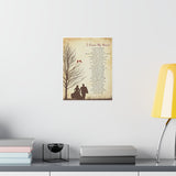 Poster Matte 11x14 Printify - I Cross My Heart - Design 5