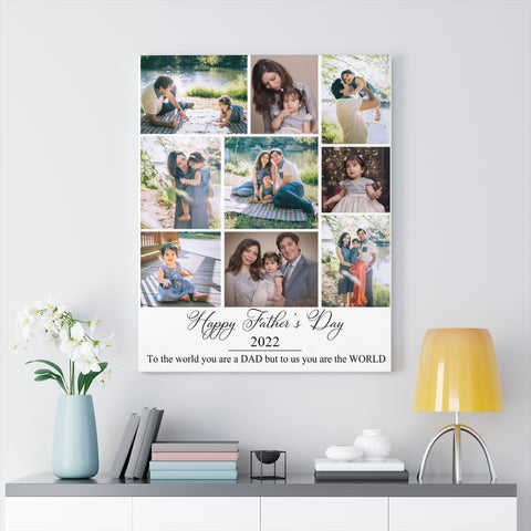 Happy Father's Day 2022 06.15.2020 - Canvas 24x30 - Printify