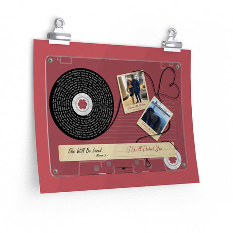 Cassette -- Clarence & Melissa 10.14.2018 -- 11x14 -- Printify