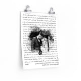 Lyrics -- Jonathan and Candace 07/11/2021 -- 11x14 -- Printify